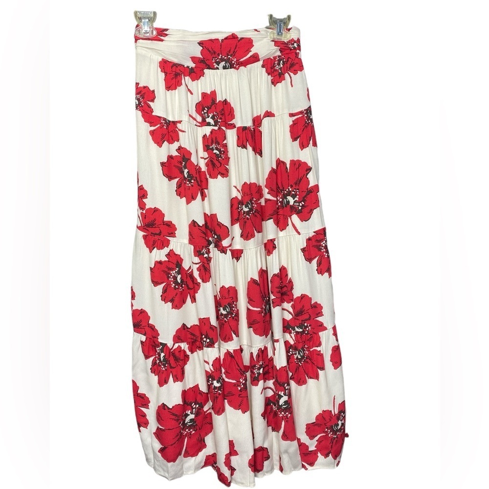 Ba&Sh Kondo Floral Midi Skirt View 2